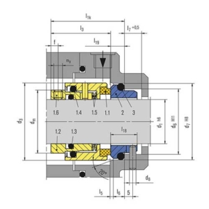 dimensions-mechanical-seal-hj92n