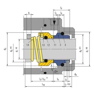 dimensions-mechanical-seal-m3n