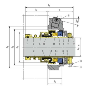 dimensions-mechanical-seal-unitex